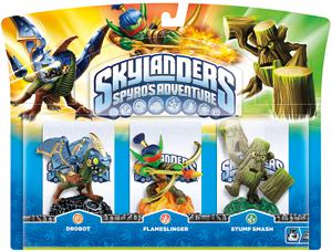 Skylanders : Figuras Triple Pack 1A